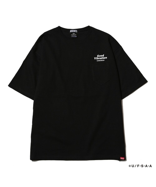 RUDIE'S(ルーディーズ)の「RUDIE'SxCRAYON SHINCHAN MOSH PKT TEE / ルーディーズ クレヨンしんちゃん モッシュ ポケット Tシャツ(Tシャツ/カットソー・メンズ・ブラック/ホワイト・S/L/XL/M)」の5枚目の写真