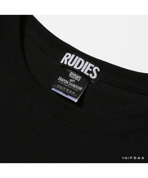 RUDIE'S(ルーディーズ)の「RUDIE'SxCRAYON SHINCHAN MOSH PKT TEE / ルーディーズ クレヨンしんちゃん モッシュ ポケット Tシャツ(Tシャツ/カットソー・メンズ・ブラック/ホワイト・S/L/XL/M)」の7枚目の写真