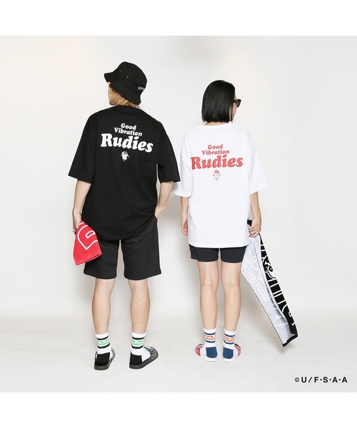 RUDIE'S(ルーディーズ)の「RUDIE'SxCRAYON SHINCHAN MOSH PKT TEE / ルーディーズ クレヨンしんちゃん モッシュ ポケット Tシャツ(Tシャツ/カットソー・メンズ・ブラック/ホワイト・S/L/XL/M)」の3枚目の写真