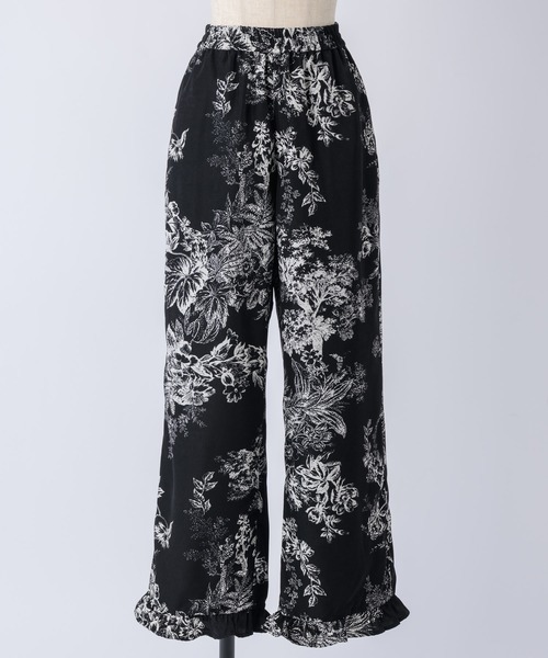 OPULENCE（オーピュレンス）の「フラワープリントイージーパンツ（その他パンツ・レディース・ブラック/ブラウン・FREE）」の21枚目の写真