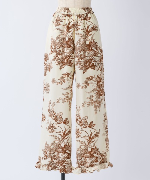 OPULENCE（オーピュレンス）の「フラワープリントイージーパンツ（その他パンツ・レディース・ブラック/ブラウン・FREE）」の22枚目の写真