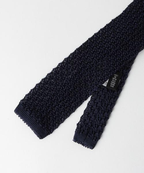 UNITED ARROWS（ユナイテッドアローズ）の「＜BOW＆ARROWS(ボウ アンド アローズ）＞ ニット タイ◆（ネクタイ・メンズ・ナチュラル/モカ/レッド/ワインレッド/オレンジ/ブラック/グレー/ダークブラウン/ケリー/ダークグリーン/コバルトブルー/ネイビー・フリー）」の13枚目の写真