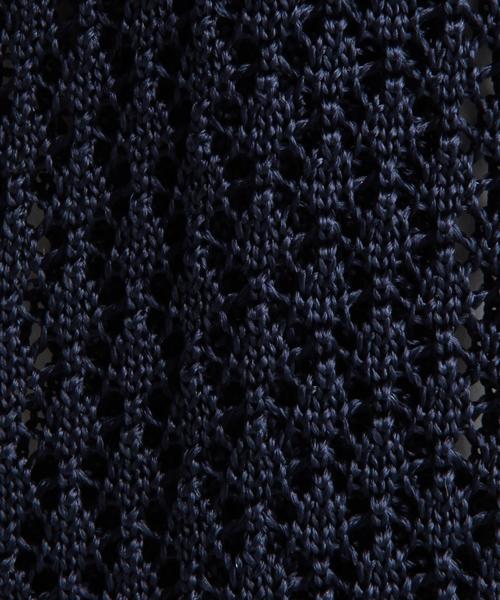 UNITED ARROWS（ユナイテッドアローズ）の「＜BOW＆ARROWS(ボウ アンド アローズ）＞ ニット タイ◆（ネクタイ・メンズ・ナチュラル/モカ/レッド/ワインレッド/オレンジ/ブラック/グレー/ダークブラウン/ケリー/ダークグリーン/コバルトブルー/ネイビー・フリー）」の15枚目の写真