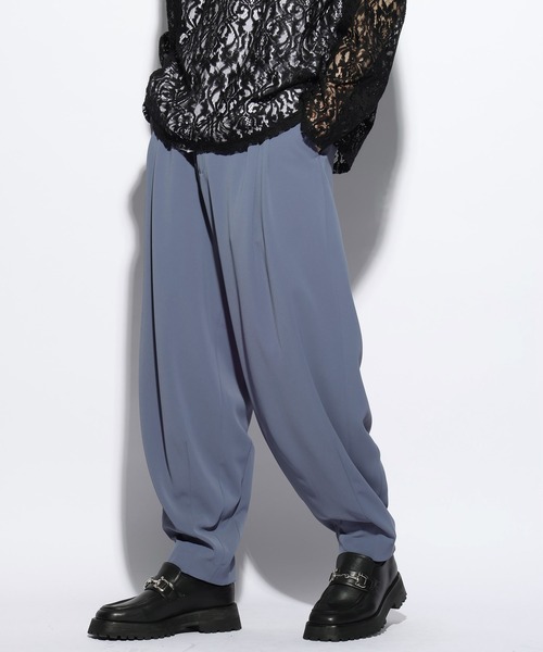 HARE(ハレ)の「【SETUP対応】DABOルーズテーパードパンツ(HARE)(スラックス・メンズ・ブラック/グレー/ブルー/ブルー系その他/ホワイト/オレンジ/ブルー系その他2・FREE/SMALL/MEDIUM)」の7枚目の写真