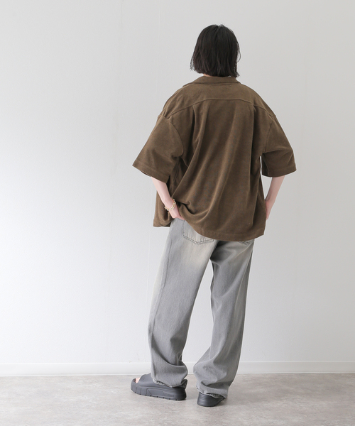 JOINT WORKS（ジョイントワークス）の「ウォッシュ ワイドデニムパンツ（デニムパンツ・レディース・チャコールグレー・SMALL/MEDIUM）」の9枚目の写真