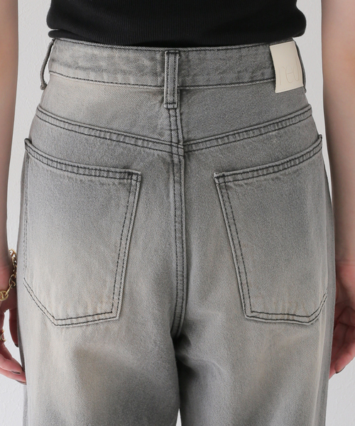 JOINT WORKS（ジョイントワークス）の「ウォッシュ ワイドデニムパンツ（デニムパンツ・レディース・チャコールグレー・SMALL/MEDIUM）」の15枚目の写真