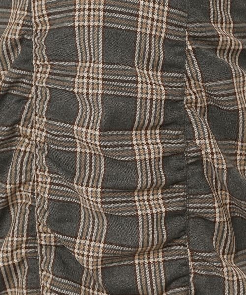 mysty woman（ミスティウーマン）の「ウエストギャザージャンスカ　975661（ジャンパースカート・レディース・ブラック/グレー系その他/ベージュ系その他・FREE）」の15枚目の写真