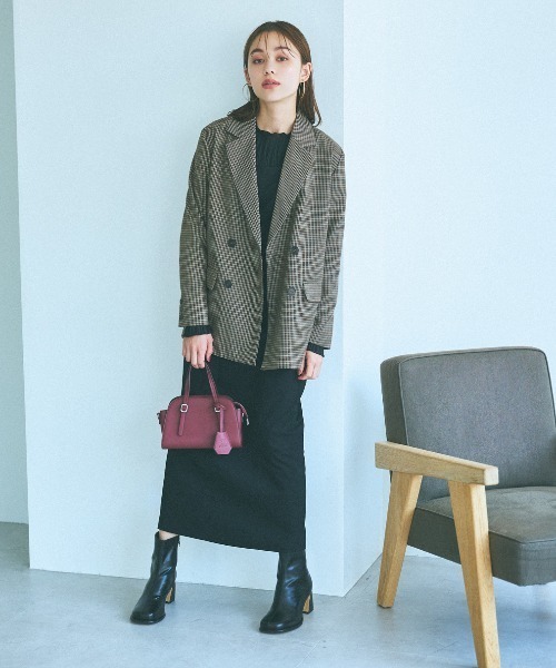 mysty woman（ミスティウーマン）の「ウエストギャザージャンスカ　975661（ジャンパースカート・レディース・ブラック/グレー系その他/ベージュ系その他・FREE）」の18枚目の写真