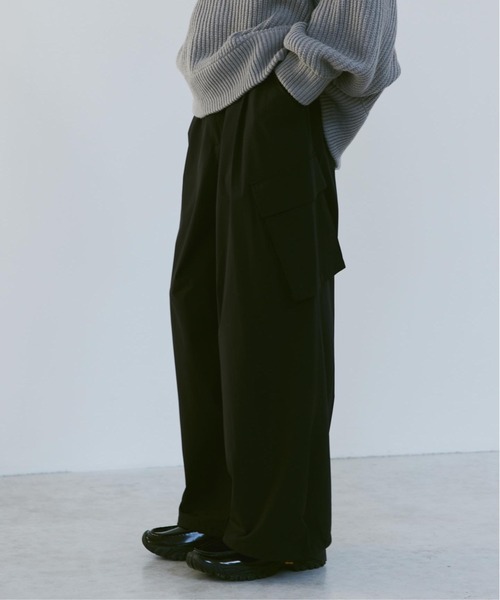 KUUUPY（クーピー）の「2way Ripple Wide Cargo Pants - 2wayリップルワイドカーゴパンツ（カーゴパンツ・メンズ・カーキ/グレー/ブラック・MEDIUM/LARGE/SMALL）」の10枚目の写真