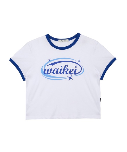 WaiKei(ワイケイ)の「【WaiKei 】ウーマン ビンテージロゴ リンガー ハーフTシャツ / Women vintage logo ringer half sleeve tshirts(Tシャツ/カットソー・レディース・イエロー/レッド/ブラック/ホワイト/クリーム・FREE)」の1枚目の写真