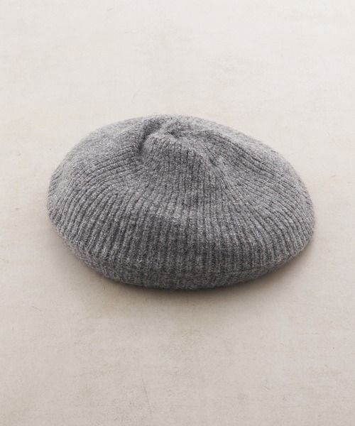 Chico（チコ）の「ニットベレー帽（ハンチング/ベレー帽・レディース・グレー/アイボリー/ブラック・FREE）」の12枚目の写真