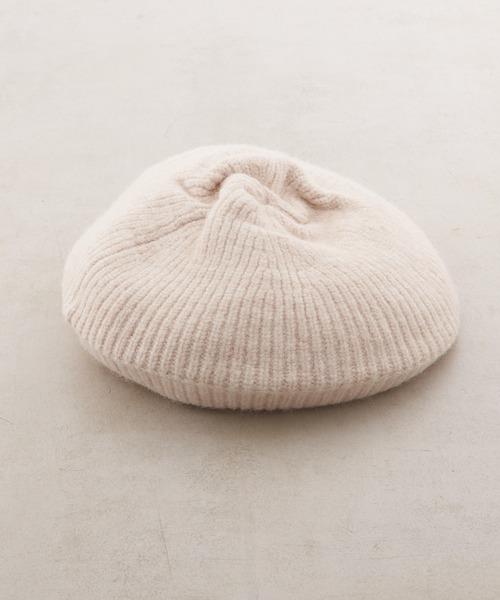 Chico（チコ）の「ニットベレー帽（ハンチング/ベレー帽・レディース・グレー/アイボリー/ブラック・FREE）」の17枚目の写真