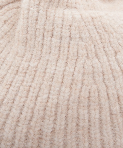 Chico（チコ）の「ニットベレー帽（ハンチング/ベレー帽・レディース・グレー/アイボリー/ブラック・FREE）」の19枚目の写真