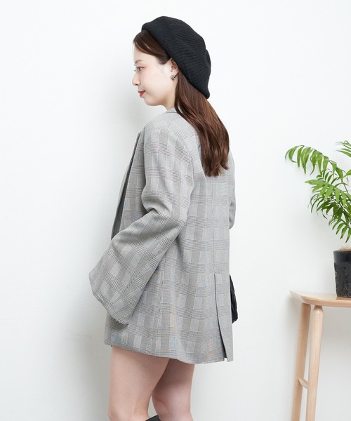 Chico（チコ）の「ニットベレー帽（ハンチング/ベレー帽・レディース・グレー/アイボリー/ブラック・FREE）」の10枚目の写真