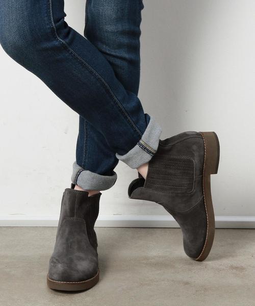 coen（コーエン）の「レザーサイドゴアブーツ◆（ブーツ・レディース・ブラウン/ダークグレー/ブラック系その他/ブラック・LARGE/SMALL/MEDIUM）」の7枚目の写真