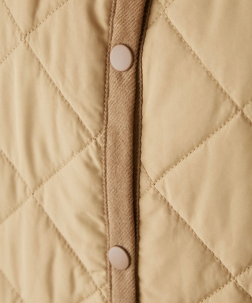 forksy.（フォルクシー）の「【forksy.】コーデュロイパイピング キルティングミドルジャケット（その他アウター・レディース・チェック/カーキ/ベージュ/ブラック・FREE）」の20枚目の写真