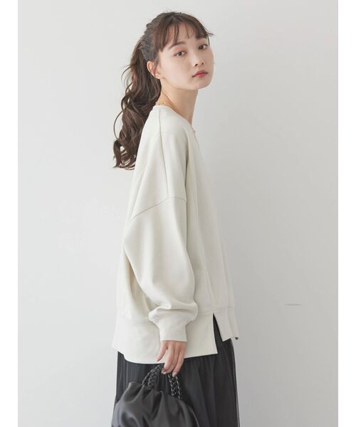 AMERICAN HOLIC（アメリカンホリック）の「切替ワイドポンチプルオーバー（Tシャツ/カットソー・レディース・ブラウン/ライトグレー/モカ/ブラック/グリーン・M/L）」の15枚目の写真