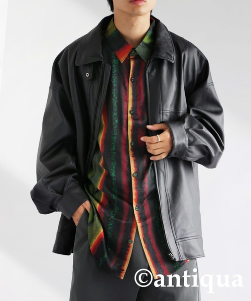 antiqua（アンティカ）の「ニュアンスストライプシャツ（シャツ/ブラウス・レディース・ブルー/イエロー・FREE）」の15枚目の写真