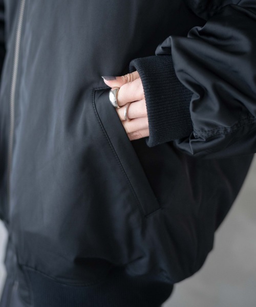 WEGO(ウィゴー)の「WEGO/ヴィンテージライクMA-1(MA-1・レディース・ブラック/カーキ・FREE)」の8枚目の写真