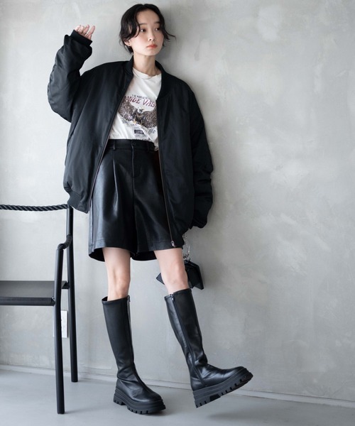 WEGO(ウィゴー)の「WEGO/ヴィンテージライクMA-1(MA-1・レディース・ブラック/カーキ・FREE)」の20枚目の写真