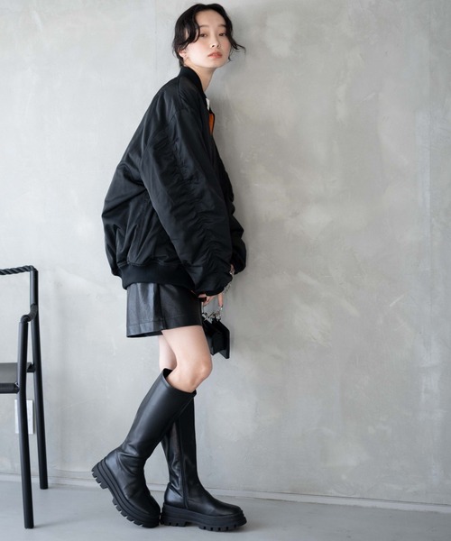 WEGO(ウィゴー)の「WEGO/ヴィンテージライクMA-1(MA-1・レディース・ブラック/カーキ・FREE)」の21枚目の写真