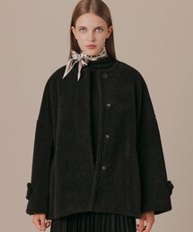 MACKINTOSH LONDON | 【ROSLEY/ロズリー】ウールブレンドボアコート(ムートンコート)