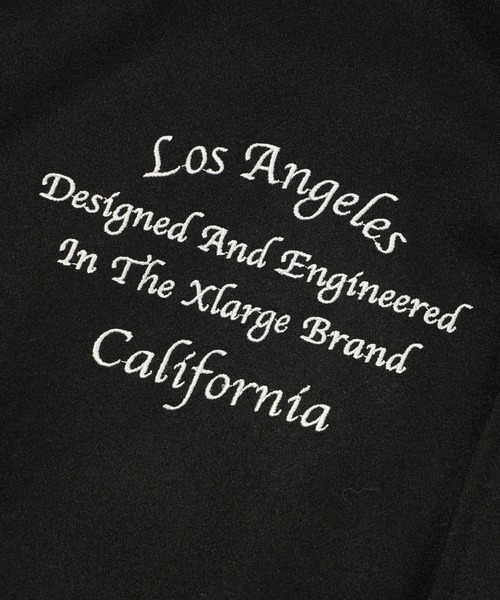 XLARGE(エクストララージ)の「OG LOGO VARSITY JACKET(スタジャン・メンズ・グリーン/ブラック/ブラウン/ネイビー・XL/S/L/M)」の19枚目の写真