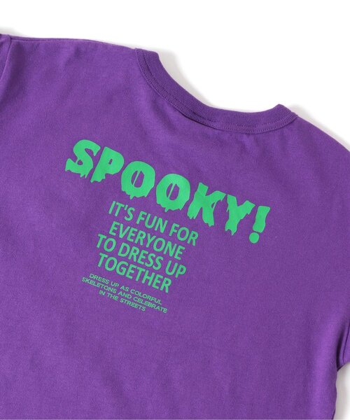 BREEZE（ブリーズ）の「【リンクコーデ可能】ハッピーハロウィンTシャツ（Tシャツ/カットソー・キッズ・エメラルド/ライム/オレンジ/パープル/ブラック/アイボリー・90/130/140/100/120/110/80）」の13枚目の写真