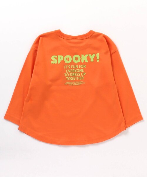 BREEZE（ブリーズ）の「【リンクコーデ可能】ハッピーハロウィンTシャツ（Tシャツ/カットソー・キッズ・エメラルド/ライム/オレンジ/パープル/ブラック/アイボリー・90/130/140/100/120/110/80）」の21枚目の写真