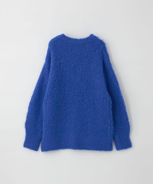 CITEN（シテン）の「＜CITEN＞シャギー ニット カーディガン（カーディガン/ボレロ・レディース・コバルトブルー/ピンク/ダークグレー/オフホワイト・FREE）」の15枚目の写真