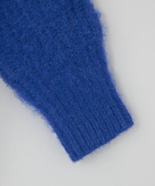 CITEN（シテン）の「＜CITEN＞シャギー ニット カーディガン（カーディガン/ボレロ・レディース・コバルトブルー/ピンク/ダークグレー/オフホワイト・FREE）」の17枚目の写真