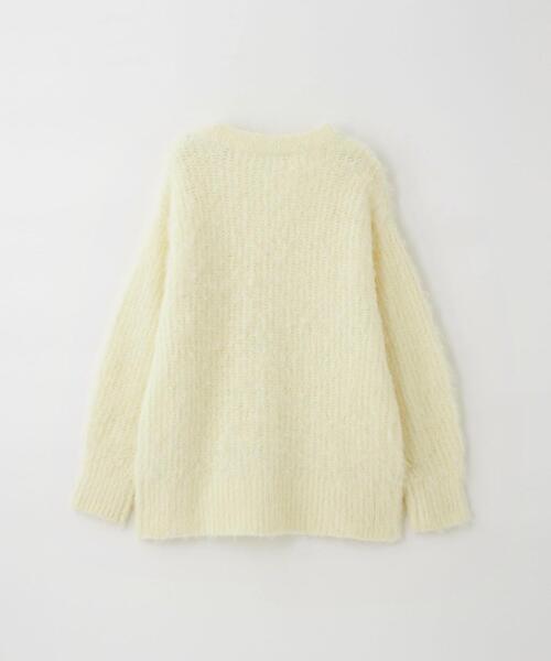 CITEN（シテン）の「＜CITEN＞シャギー ニット カーディガン（カーディガン/ボレロ・レディース・コバルトブルー/ピンク/ダークグレー/オフホワイト・FREE）」の21枚目の写真