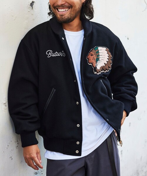 ネイティブジャパニーズ MISSIONDISTRICT×BUTWINスタジャンM ネイティブジャパニーズ MISSIONDISTRICT×BUTWINスタジャンM