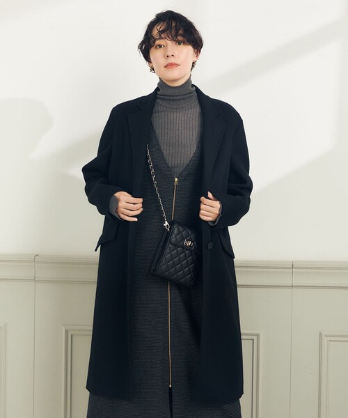 【着用1回】NOBLE♡ノーブル　ウールウエストシェイプジャンスカ　ブラック NOLLEY'S（ノーリーズ）の「ウォッシャブルウールジャンパースカート