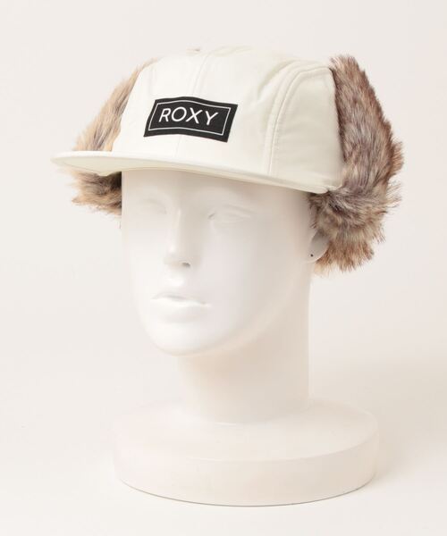 ROXY(ロキシー)の「ROXY SNOWY HAT/ロキシーフライトキャップ(キャップ・レディース・ホワイト/ブラック・FREE)」の4枚目の写真
