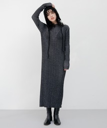 コルセットライクニットワンピース