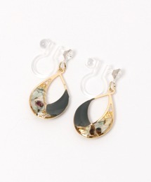 ドロップ封入ノンホールイヤリング/982529