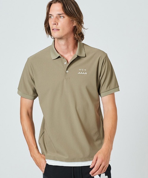 ACANTHUS（アカンサス）の「mhs2069- muta Mesh Polo ポロシャツ