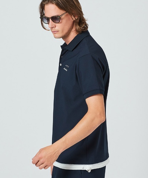 ACANTHUS（アカンサス）の「mhs2069- muta Mesh Polo ポロシャツ
