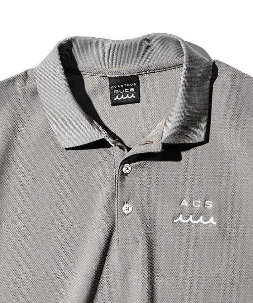ACANTHUS（アカンサス）の「mhs2069- muta Mesh Polo ポロシャツ