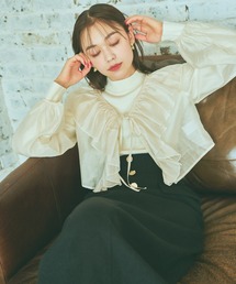 mysty woman | プチハイニットブラウスSET　992627(シャツ/ブラウス)