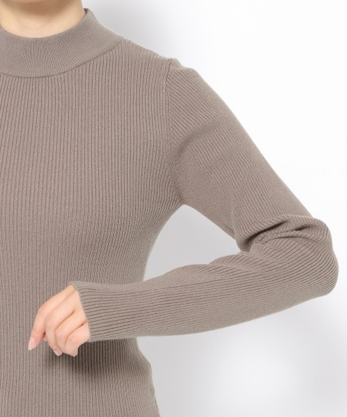 mysty woman(ミスティウーマン)の「プチハイニットブラウスSET 992627(シャツ/ブラウス・レディース・オフホワイト/ブラウン・FREE)」の20枚目の写真