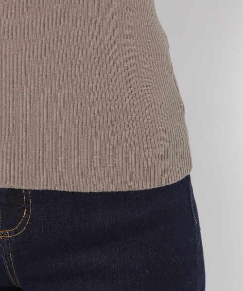 mysty woman(ミスティウーマン)の「プチハイニットブラウスSET 992627(シャツ/ブラウス・レディース・オフホワイト/ブラウン・FREE)」の21枚目の写真