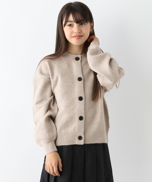 GLOBAL WORK（グローバルワーク）の「フワフワHug meクルーカーディガン/199991（カーディガン/ボレロ・キッズ・オフホワイト/イエロー系その他/グレイッシュベージュ・100cm/120cm/130cm/140cm/160cm/150cm/110cm）」の9枚目の写真