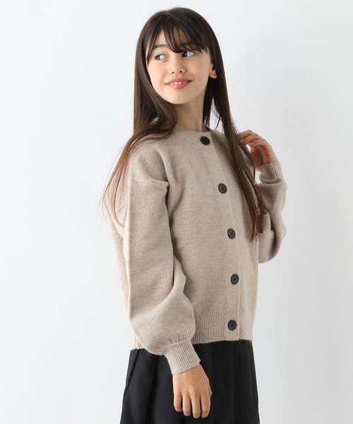 GLOBAL WORK（グローバルワーク）の「フワフワHug meクルーカーディガン/199991（カーディガン/ボレロ・キッズ・オフホワイト/イエロー系その他/グレイッシュベージュ・100cm/120cm/130cm/140cm/160cm/150cm/110cm）」の10枚目の写真