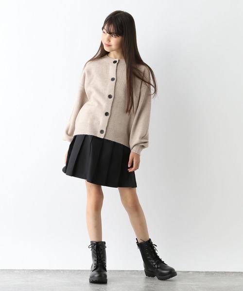 GLOBAL WORK（グローバルワーク）の「フワフワHug meクルーカーディガン/199991（カーディガン/ボレロ・キッズ・オフホワイト/イエロー系その他/グレイッシュベージュ・100cm/120cm/130cm/140cm/160cm/150cm/110cm）」の8枚目の写真