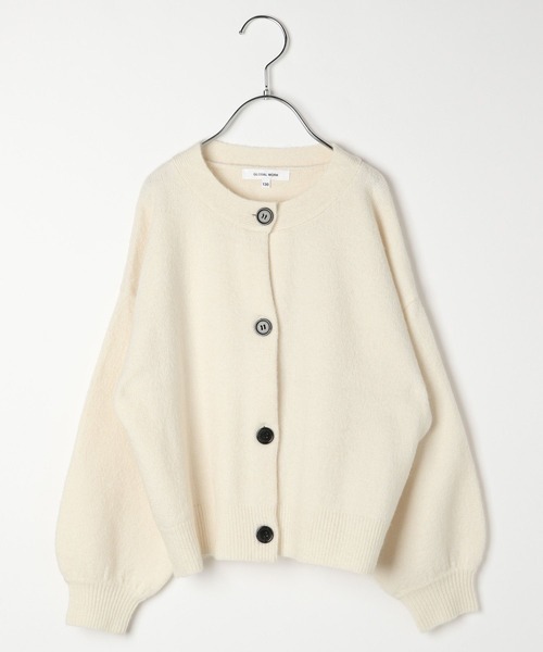 GLOBAL WORK（グローバルワーク）の「フワフワHug meクルーカーディガン/199991（カーディガン/ボレロ・キッズ・オフホワイト/イエロー系その他/グレイッシュベージュ・100cm/120cm/130cm/140cm/160cm/150cm/110cm）」の11枚目の写真