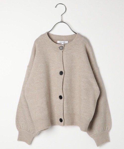 GLOBAL WORK（グローバルワーク）の「フワフワHug meクルーカーディガン/199991（カーディガン/ボレロ・キッズ・オフホワイト/イエロー系その他/グレイッシュベージュ・100cm/120cm/130cm/140cm/160cm/150cm/110cm）」の12枚目の写真