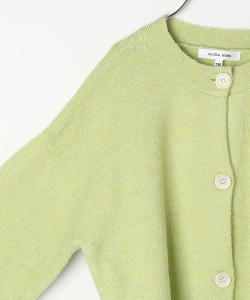 GLOBAL WORK（グローバルワーク）の「フワフワHug meクルーカーディガン/199991（カーディガン/ボレロ・キッズ・オフホワイト/イエロー系その他/グレイッシュベージュ・100cm/120cm/130cm/140cm/160cm/150cm/110cm）」の16枚目の写真