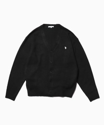 ROOPTOKYO別注 U.S. POLO ASSN./ユーエスポロアッスン シャギーニットカーディガン ロゴ刺繍